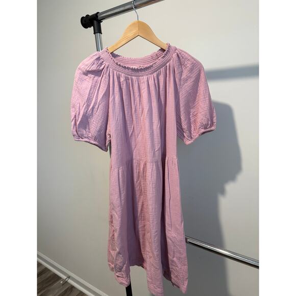 Universal Thread Pink Gauze Mini Dress Size M 0 - Picture 1 of 3